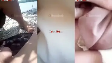 Siswi Pramuka Cantik Pasrah Di Pantai Crot