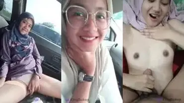 Ukhti Hijab Mahasiswi Cantik Pasrah Kasur